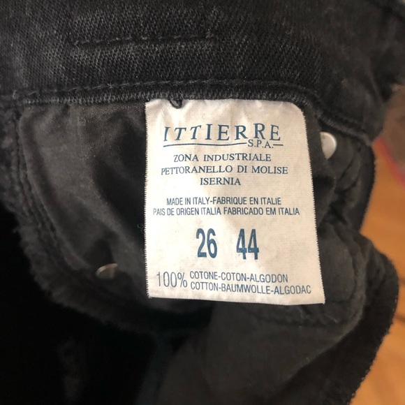 VERSACE slim fit flared jeans sz 24 - Picture 11 of 11